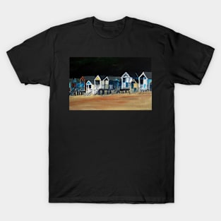 Beach Huts at Wells Next the Sea T-Shirt